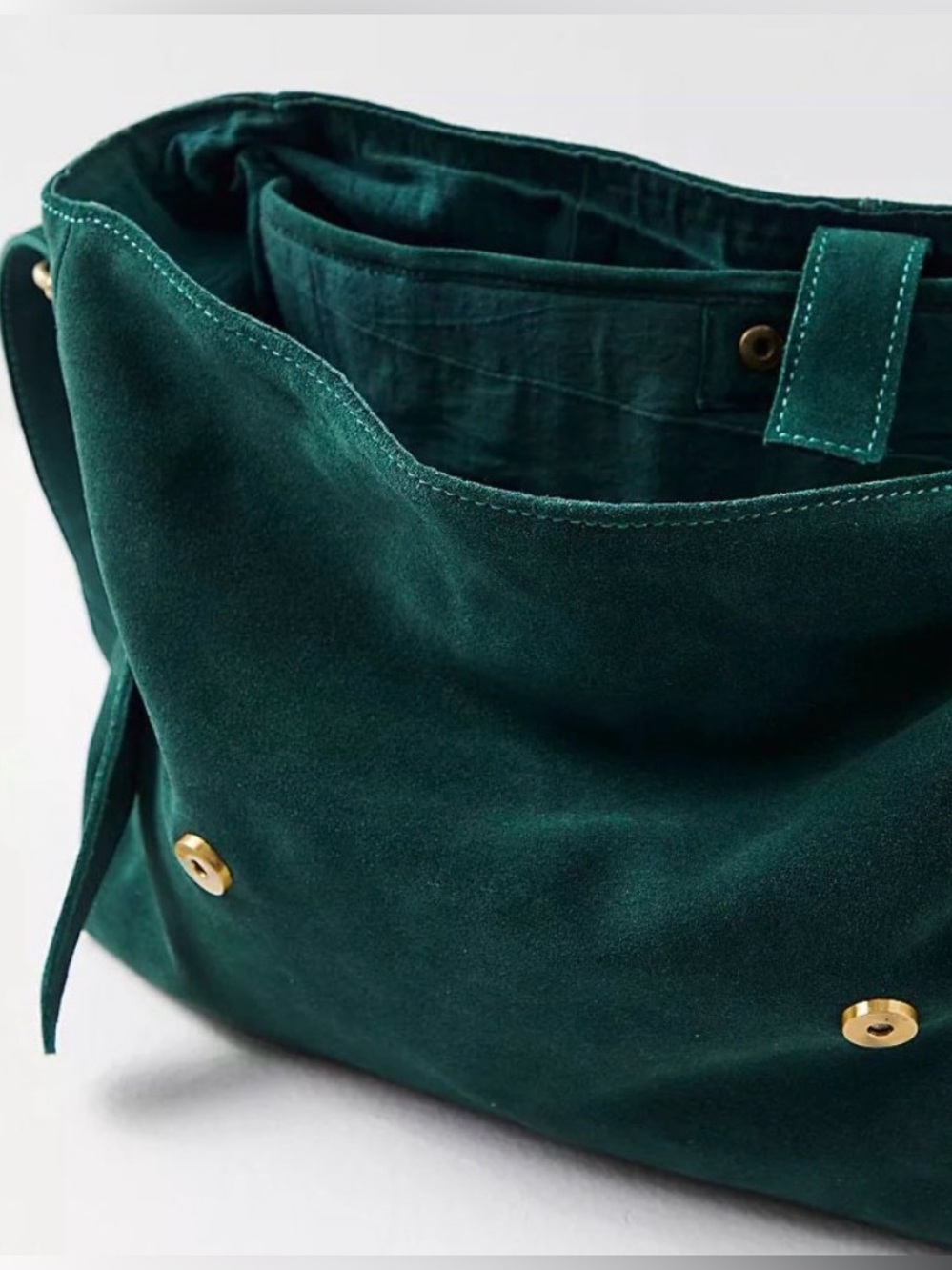 FP Zahara Suede Messenger Bag - Picture 11 of 13